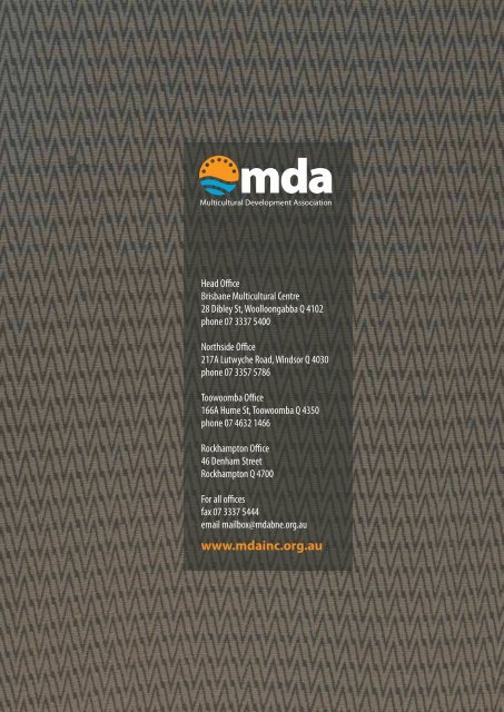 annual report 2010 â2011 - Multicultural Development Association