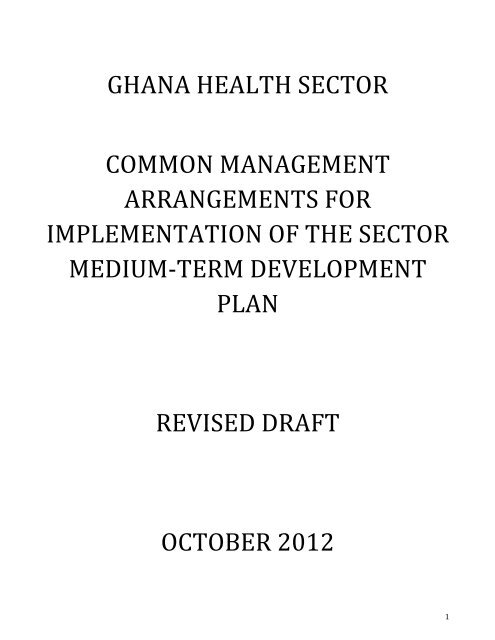 REVISED CMA III - Ministry of Health