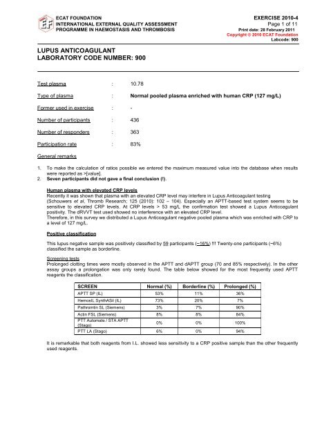 Survey Report 2010-4 LA.pdf - NASCOLA