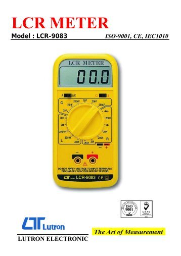LCR METER Model - Test and Measurement Instruments CC