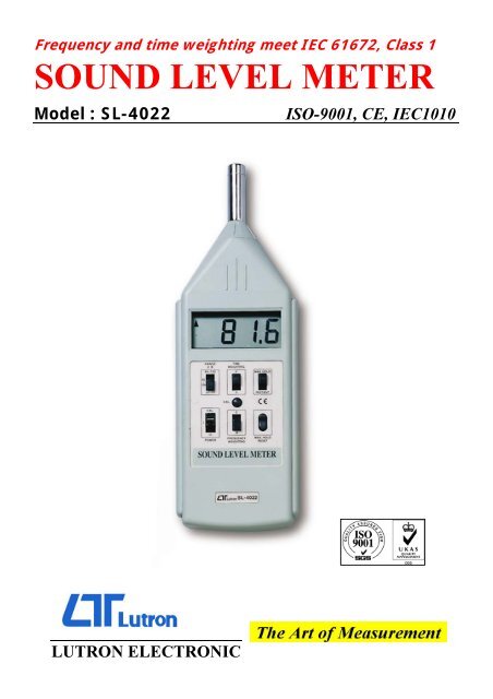 SL-4022 - Test and Measurement Instruments CC