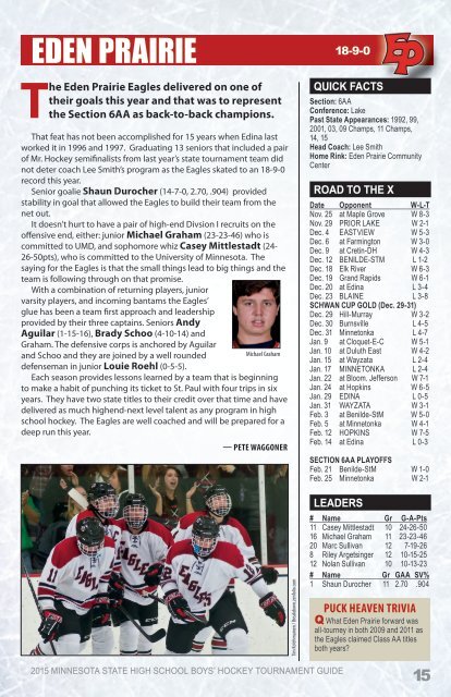 MN Hockey Mag Special Tournament Edition