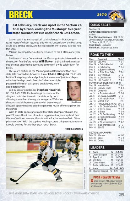 MN Hockey Mag Special Tournament Edition