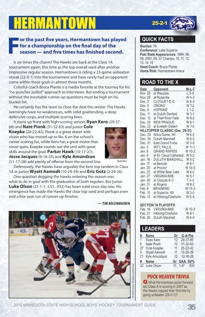 MN Hockey Mag Special Tournament Edition