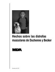 Hechos sobre las distrofias musculares de Duchenne y Becker - MDA