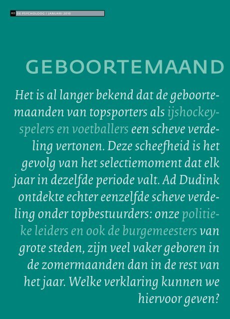 Dudink-A.-2010.-Geboortemaand-telt.-De-Psycholoog-45-1-40-45