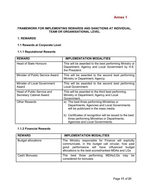 31 March, 2011 CIRCULAR STANDING INSTRUCTION NO.1 OF ...