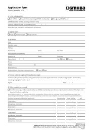 Application form - GMHBA Health Insurance