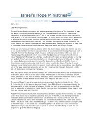 Israel's Hope Ministries - The Metropolitan Bible Church