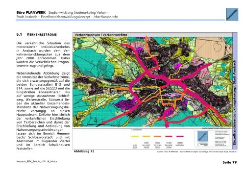 Kaufkraft- und Umsatzgrößen für die Stadt Ansbach insgesamt