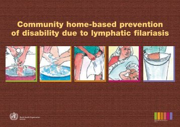 Community home-based prevention of disability due to lymphatic ...