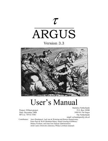 User's Manual - CBS