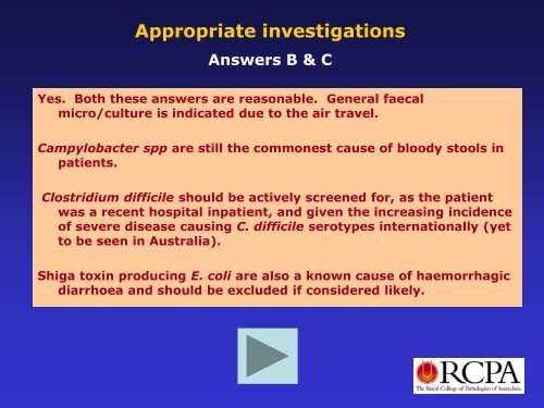 Vomiting & Diarrhoea in a nursing home - Rcpa.tv