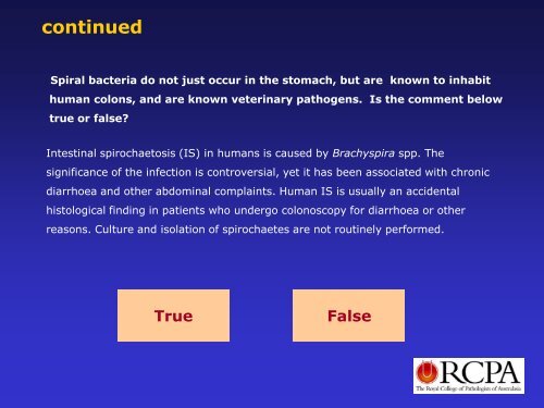 Vomiting & Diarrhoea in a nursing home - Rcpa.tv