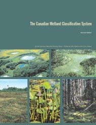Canadian Wetland Classification System - Peatland Ecology ...