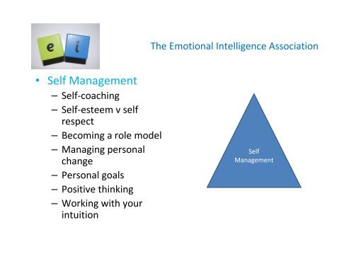 Developing the Emotional Intelligence of Leaders - CIPD