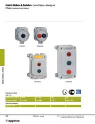 Control Stations & Switches: Control Stations â Flameproof