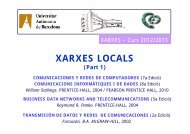 XARXES LOCALS - Departament d'Enginyeria de la InformaciÃ³ i les ...