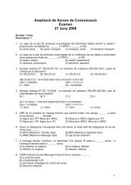 AmpliaciÃ³ de Xarxes de ComunicaciÃ³ Examen 27 Juny 2008