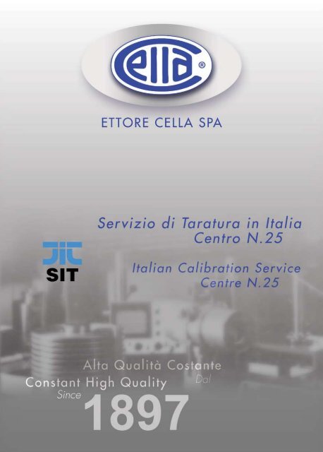 Scarica la brochure del servizio ACCREDIA LAT - Ettore Cella SPA