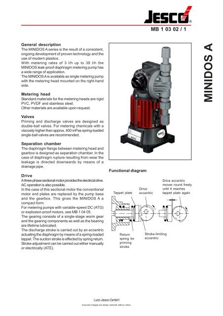 MINIDOS A - Process Pumps