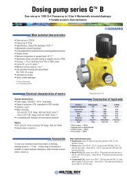 Dosing pump series Gâ¢ B - Hyxo