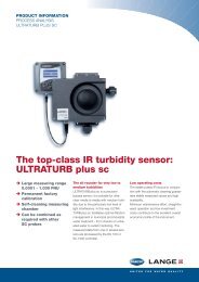 The top-class IR turbidity sensor: ULTRATURB plus sc