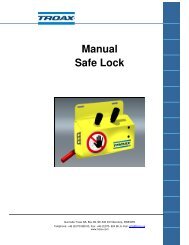 Manual Safe Lock - Troax-marketing.com