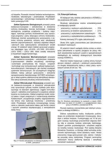 MASZYNY GÃRNICZE 3 i 4/2010 - Instytut Techniki GÃ³rniczej KOMAG