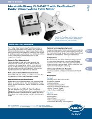 Flo-Darâ¢ with Flo-Station Data Sheet - Environmental Data Services