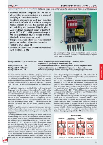 DEHN protects photovoltaic application - Surgetek