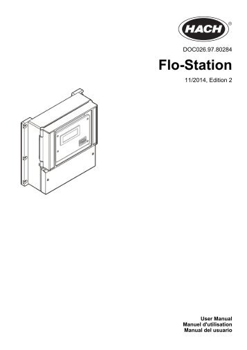 Flo-Station (AC/DC) Monitor User Manual - Hachflow