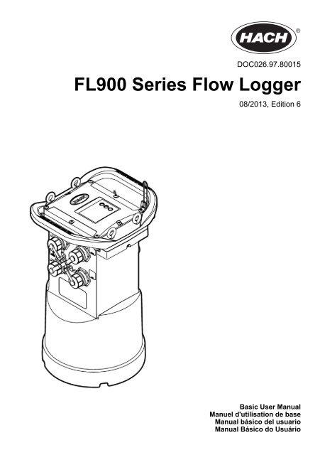 FL900 Series Flow Logger - Hachflow