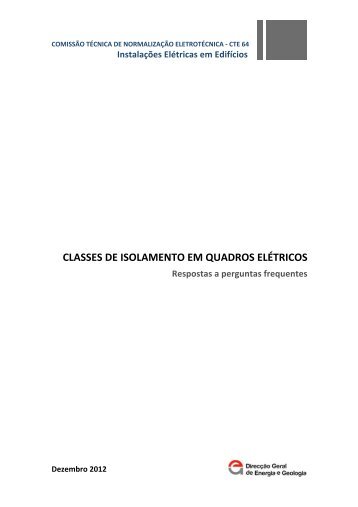 classes de isolamento em quadros elÃ©tricos - Schneider Electric