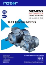 Three-phase (eff1, eff2) motors - 1LE1 - Rotor UK