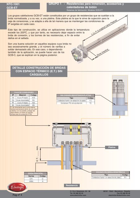 NTC-1001 GCB GRUPO 1 - Resistencias para inmersiÃ³n ...