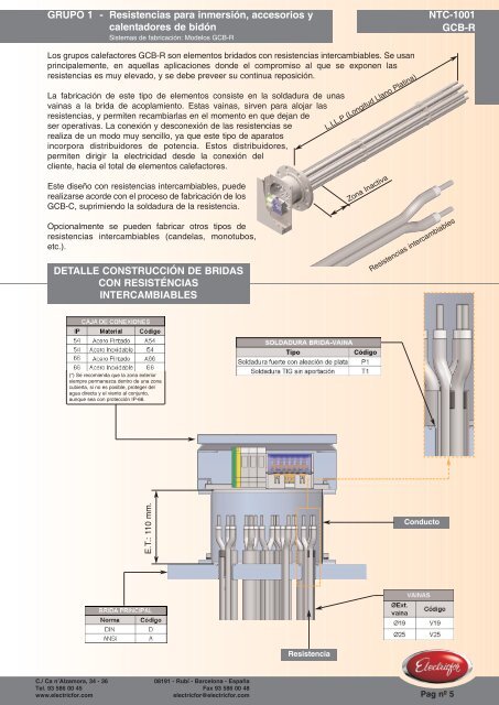 NTC-1001 GCB GRUPO 1 - Resistencias para inmersiÃ³n ...