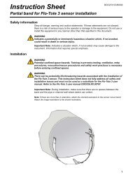 Partial Band for Flo-Tote 3 Sensor Installation - Hachflow