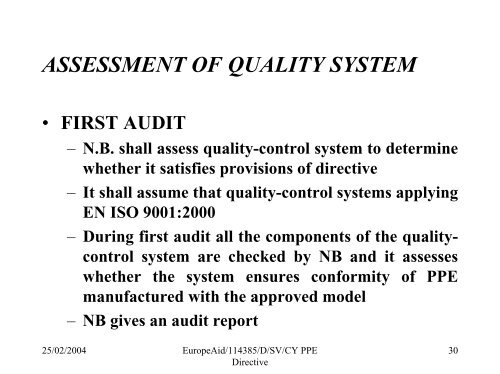 PPE DIRECTIVE 89/686/EEC