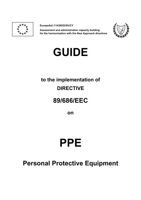GUIDE PPE - Cyprus Organization for the Promotion of Quality