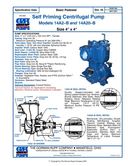 Self Priming Centrifugal Pump