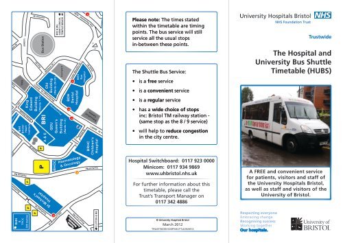 The Hospital and University Bus Shuttle Timetable (HUBS)