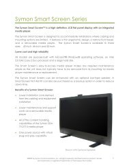 Symon Smart Screen Series - The Chariot Group, Inc