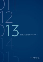 2013 Annual Report - ITM Power