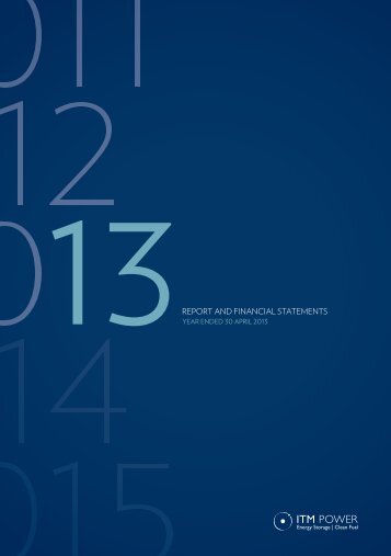 2013 Annual Report - ITM Power