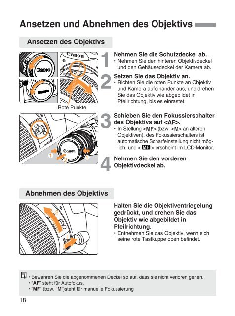 Bedienungsanleitung - Canon Deutschland