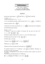 MathÃ©matiques - Concours ENSEA