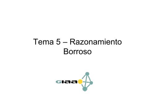 Tema 5 - GIAA