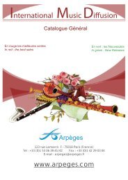 catalogue IMD OCTOBRE 2012-A4.indd - Arpèges