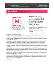 Nouveau site, nouvelle identitÃ© visuelle pour le ... - MediaClub